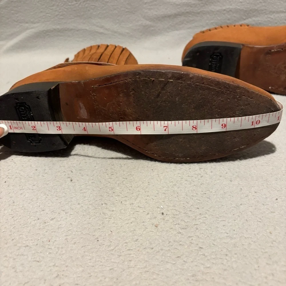 El Camello Botines Tan Nobuck Chelsea Ankle Boots Suede approx. size 7-8